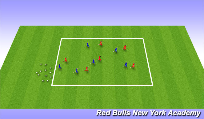 Football/Soccer Session Plan Drill (Colour): Screen 1