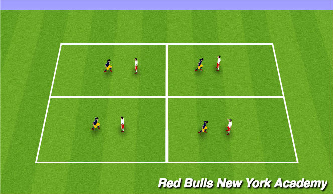 Football/Soccer Session Plan Drill (Colour): Main Theme