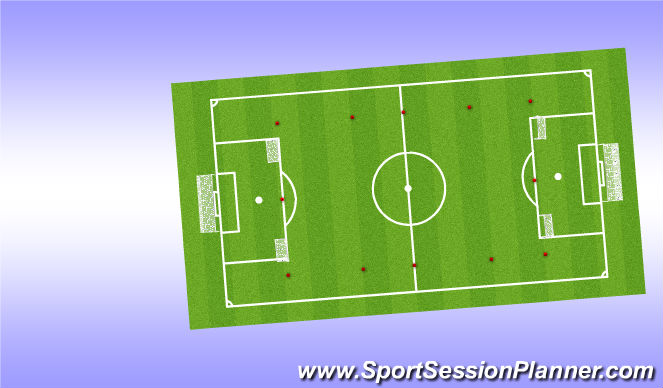 Football/Soccer Session Plan Drill (Colour): Game
