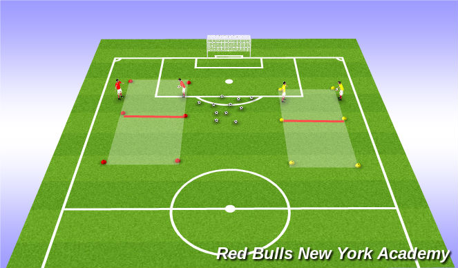Football/Soccer Session Plan Drill (Colour): GRid Game