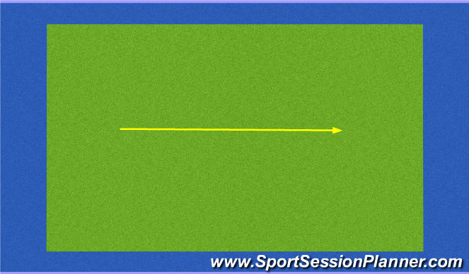 Hockey Session Plan Drill (Colour): JE8: slaantechniek