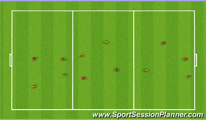 Football/Soccer Session Plan Drill (Colour): Screen 1