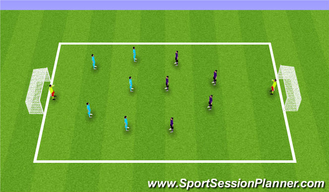 Football/Soccer Session Plan Drill (Colour): Screen 5