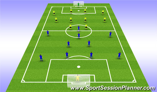 Football/Soccer Session Plan Drill (Colour): Screen 1