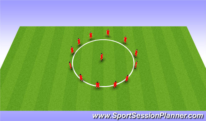Football/Soccer Session Plan Drill (Colour): Suppleness