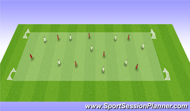 Football/Soccer Session Plan Drill (Colour): Screen 1