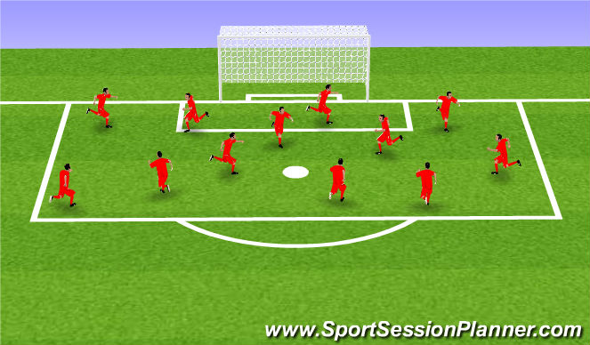 Football/Soccer Session Plan Drill (Colour): Screen 1
