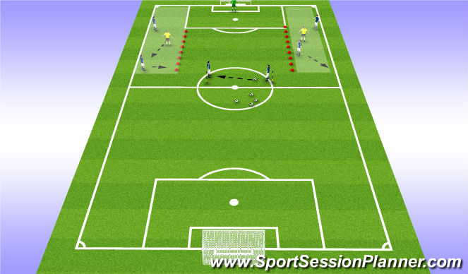 Football/Soccer Session Plan Drill (Colour): Screen 2