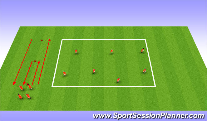 Football/Soccer Session Plan Drill (Colour): Screen 1