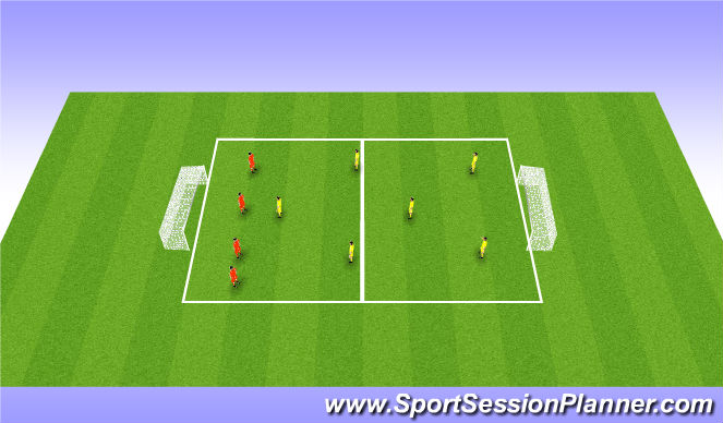 Football/Soccer Session Plan Drill (Colour): Screen 4