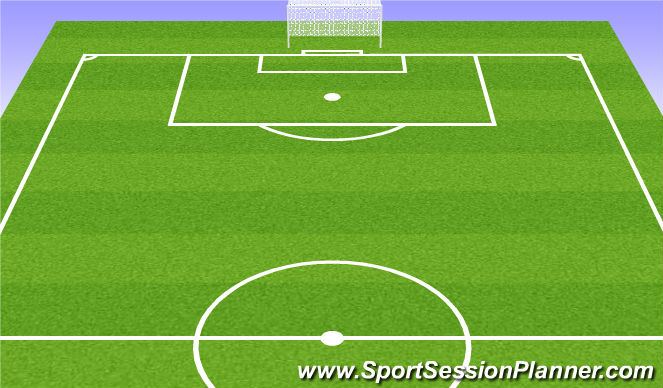 Football/Soccer Session Plan Drill (Colour): Warm Up