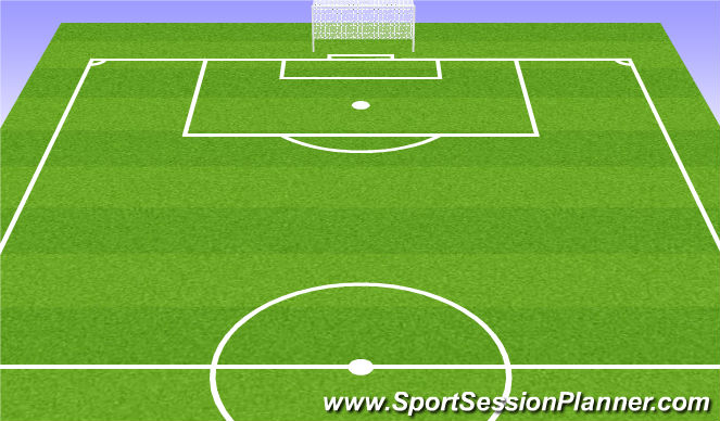 Football/Soccer Session Plan Drill (Colour): Cool Down