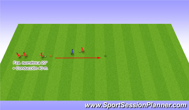 Football/Soccer Session Plan Drill (Colour): Fuerza resistencia