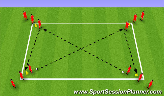 Football/Soccer Session Plan Drill (Colour): Screen 1