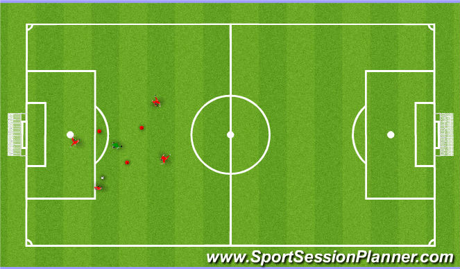 Football/Soccer Session Plan Drill (Colour): Babbino