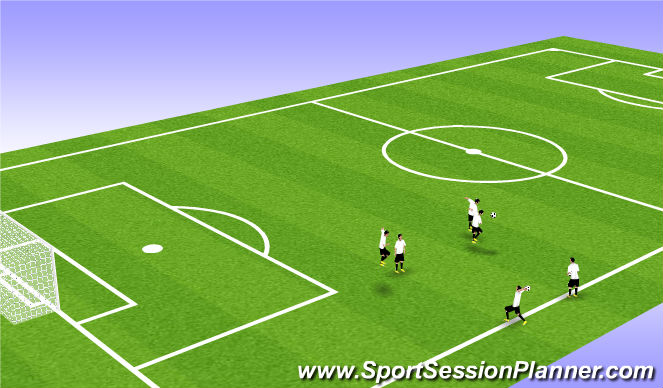 Football/Soccer Session Plan Drill (Colour): 高空頭球