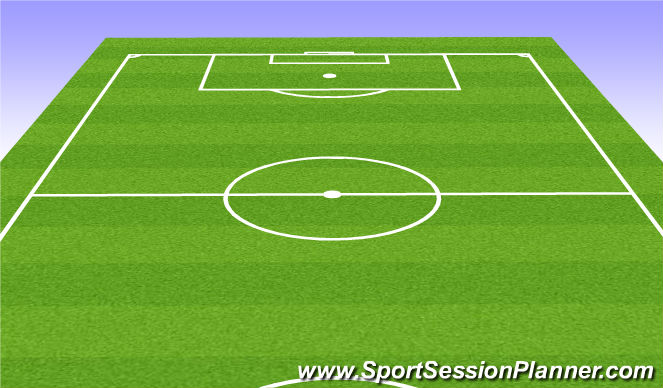 Football/Soccer Session Plan Drill (Colour): Frame
