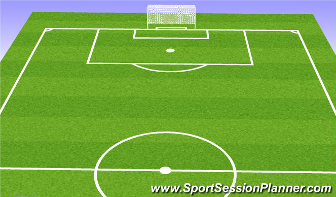 Football/Soccer Session Plan Drill (Colour): Frame