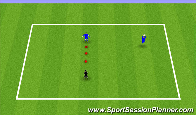 Football/Soccer Session Plan Drill (Colour): Warm up / Recap