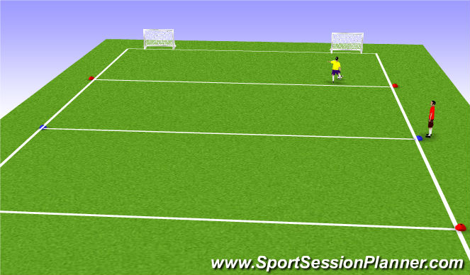 Football/Soccer Session Plan Drill (Colour): Animation 1