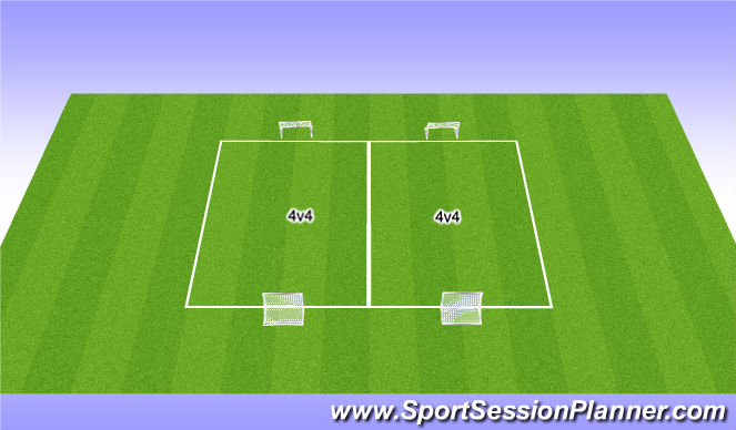 Football/Soccer Session Plan Drill (Colour): Screen 1