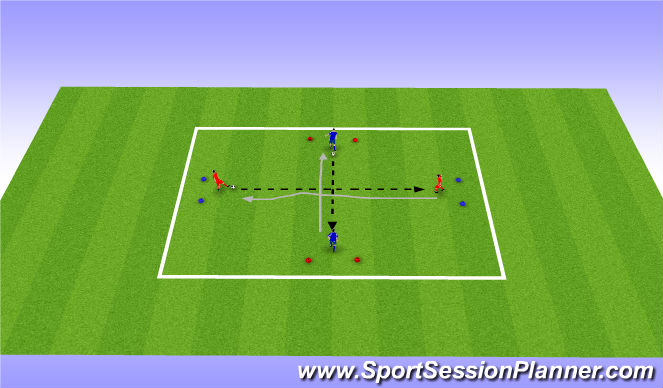 Football/Soccer Session Plan Drill (Colour): Screen 1