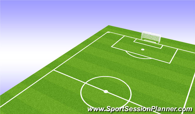 Football/Soccer Session Plan Drill (Colour): Kom igång på veckan