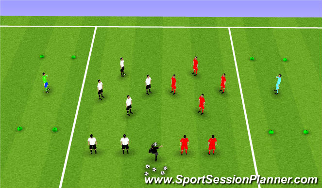 Football/Soccer Session Plan Drill (Colour): G