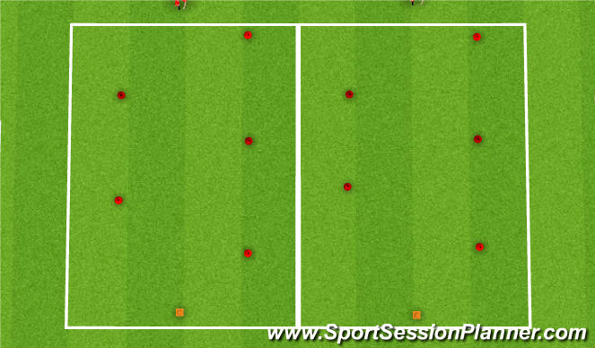 Football/Soccer Session Plan Drill (Colour): SAQ