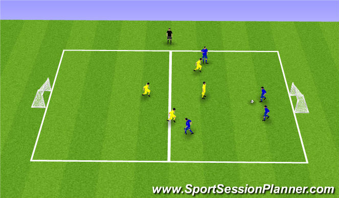 Football/Soccer Session Plan Drill (Colour): Game