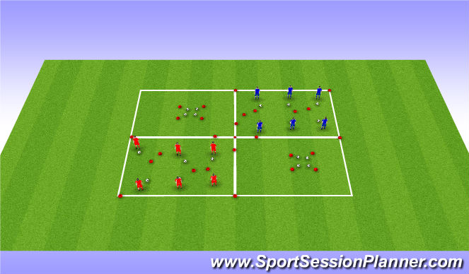 Football/Soccer Session Plan Drill (Colour): Screen 1