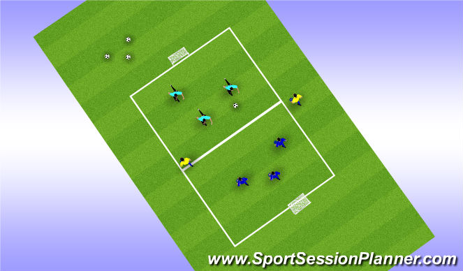 Football/Soccer Session Plan Drill (Colour): Screen 5