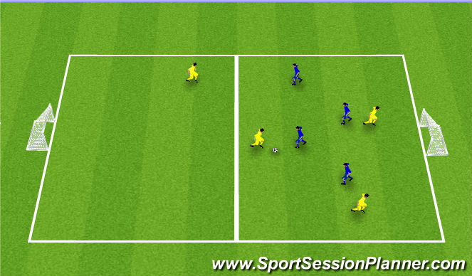 Football/Soccer Session Plan Drill (Colour): Game