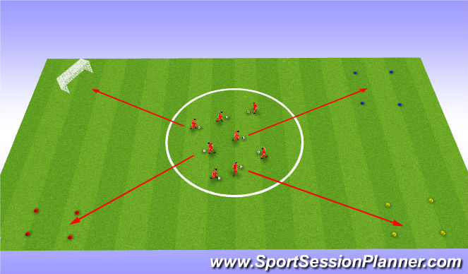 Football/Soccer Session Plan Drill (Colour): Screen 1