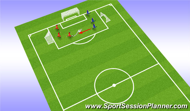 Football/Soccer Session Plan Drill (Colour): Screen 4