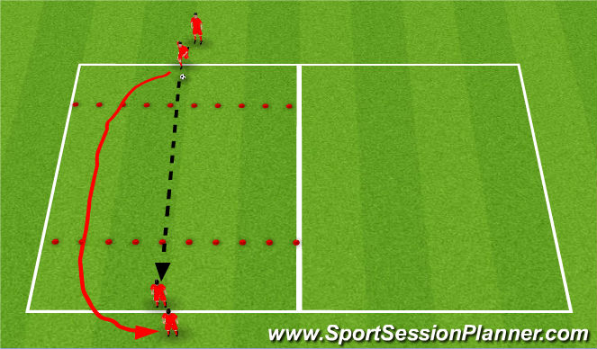 Football/Soccer Session Plan Drill (Colour): Screen 1