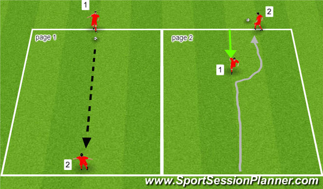 Football/Soccer Session Plan Drill (Colour): Screen 2