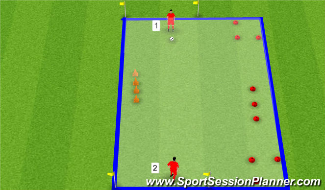 Football/Soccer Session Plan Drill (Colour): Screen 3