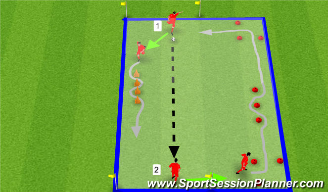 Football/Soccer Session Plan Drill (Colour): Screen 4