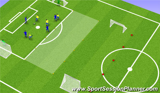 Football/Soccer Session Plan Drill (Colour): Match