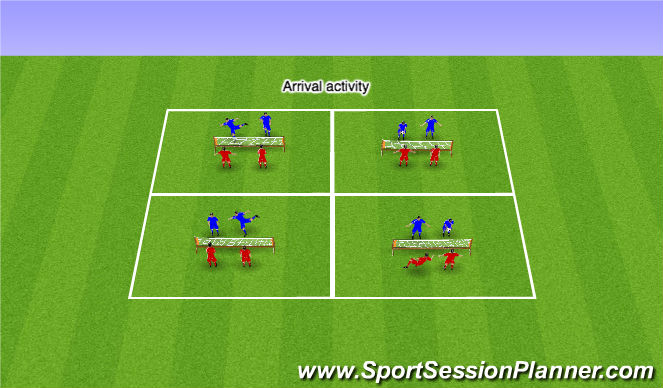 Football/Soccer Session Plan Drill (Colour): Screen 1