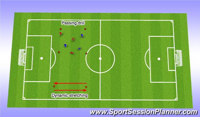 Football/Soccer Session Plan Drill (Colour): Screen 2