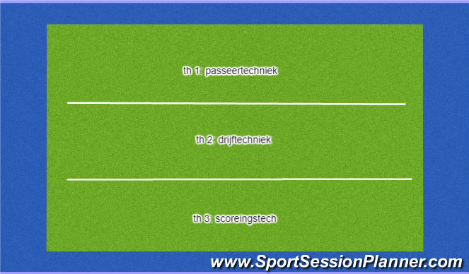 Hockey Session Plan Drill (Colour): Super parcour