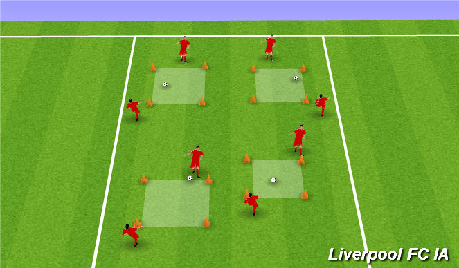 Football/Soccer Session Plan Drill (Colour): Screen 1