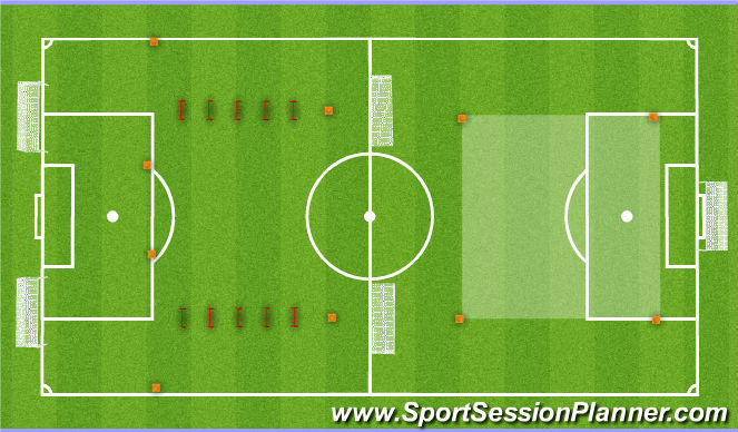 Football/Soccer Session Plan Drill (Colour): Grundaufbau