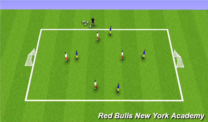 Football/Soccer Session Plan Drill (Colour): Free Play: