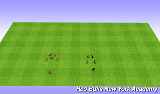 Football/Soccer Session Plan Drill (Colour): Letter Game
