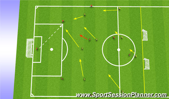 Football/Soccer Session Plan Drill (Colour): TG