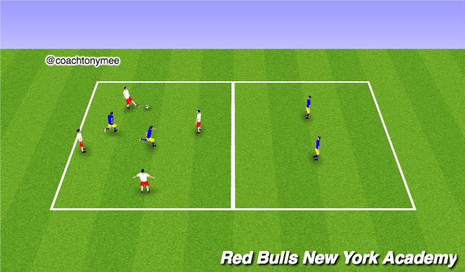 Football/Soccer Session Plan Drill (Colour): Screen 1