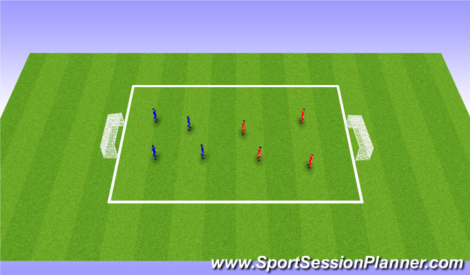 Football/Soccer Session Plan Drill (Colour): Screen 3